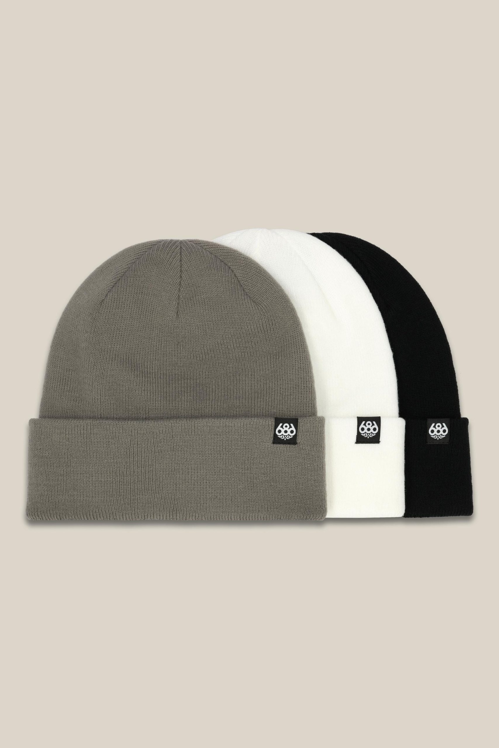 686 Standard Roll-Up Beanie (3-Pack)