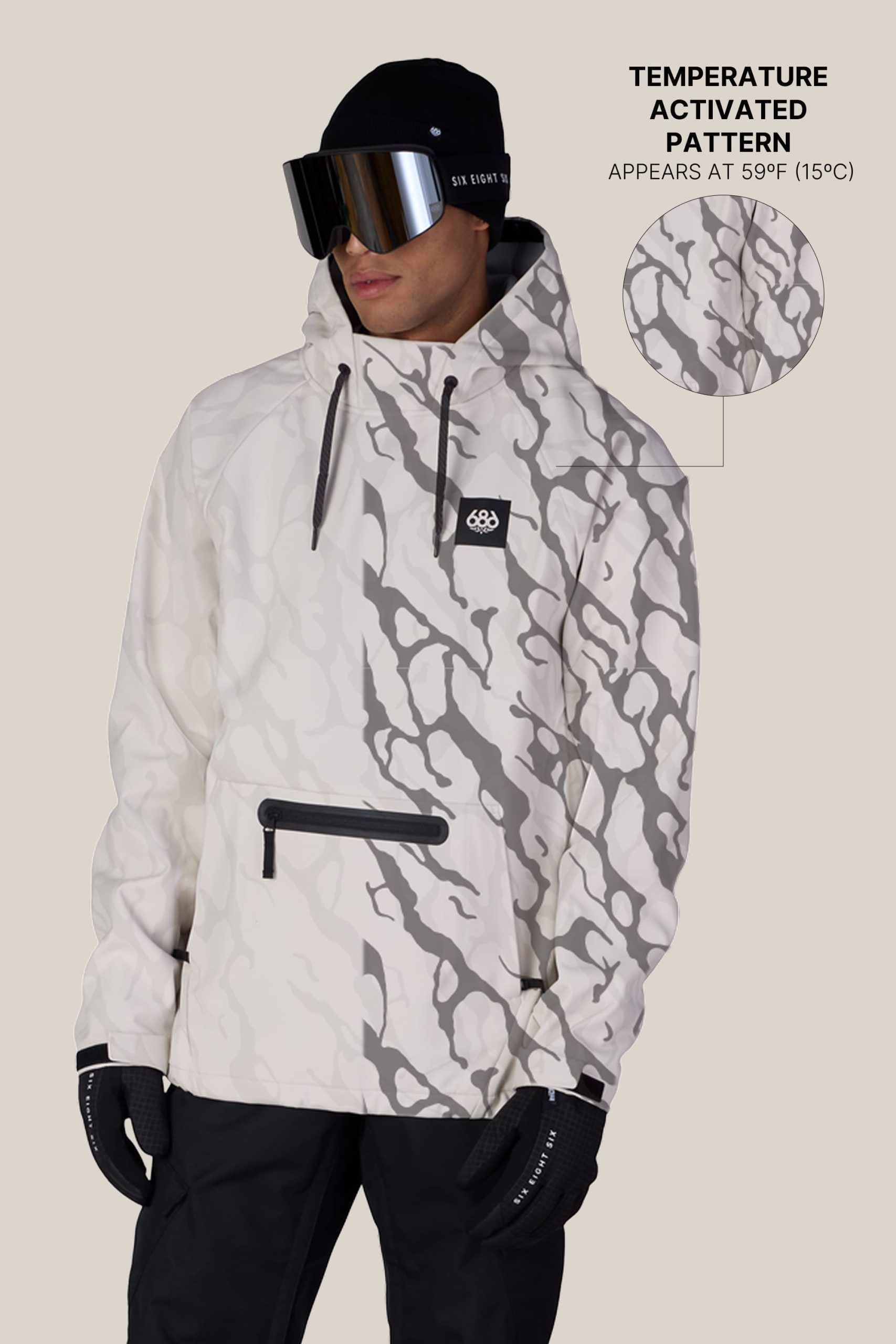 686 Men's Waterproof Hyperchromic Pullover Hoody