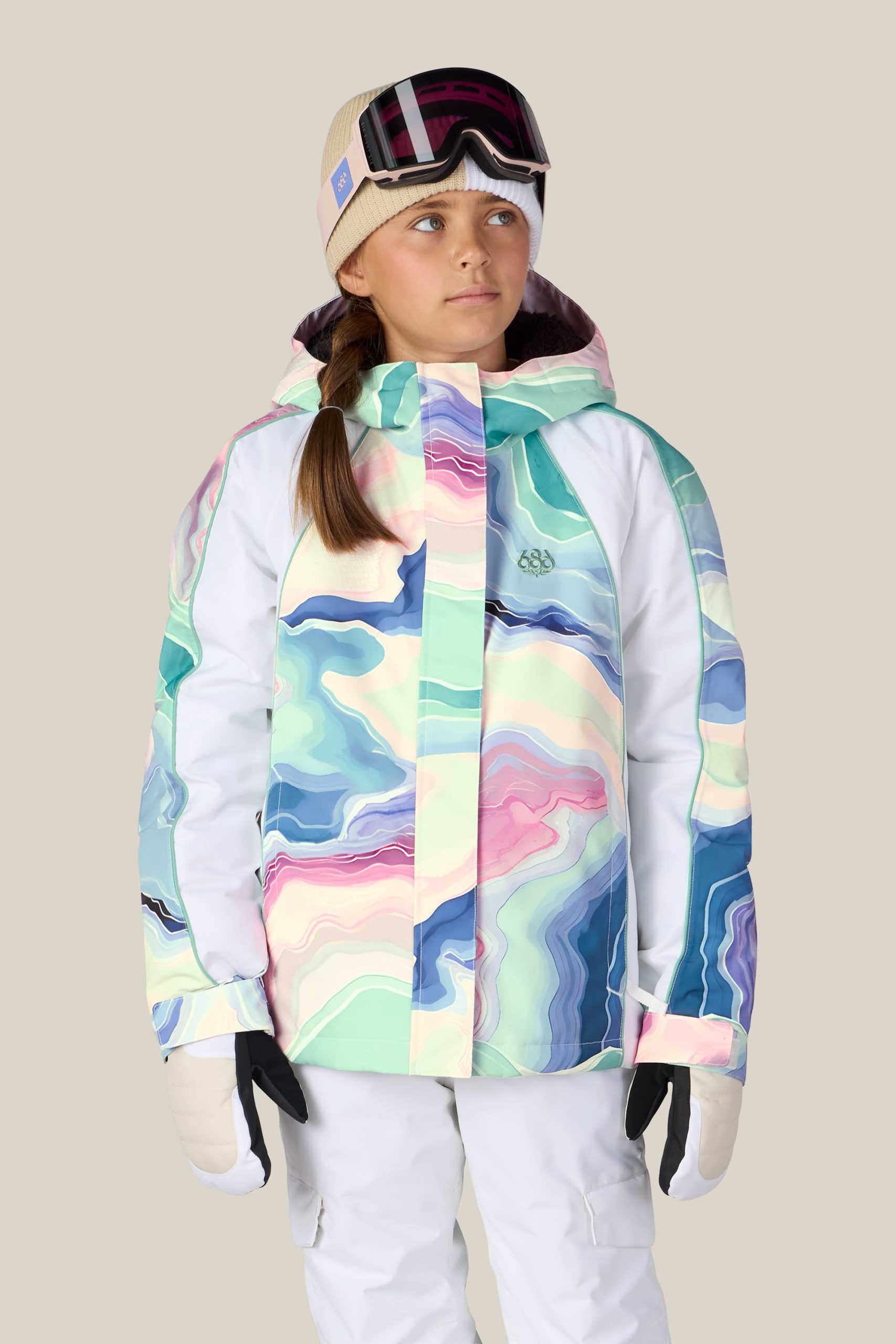 686 Girls' Hologram™ Insulated Jacket - Image 13