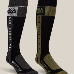 686 Men's Merino Flow Sock - 2-Pack